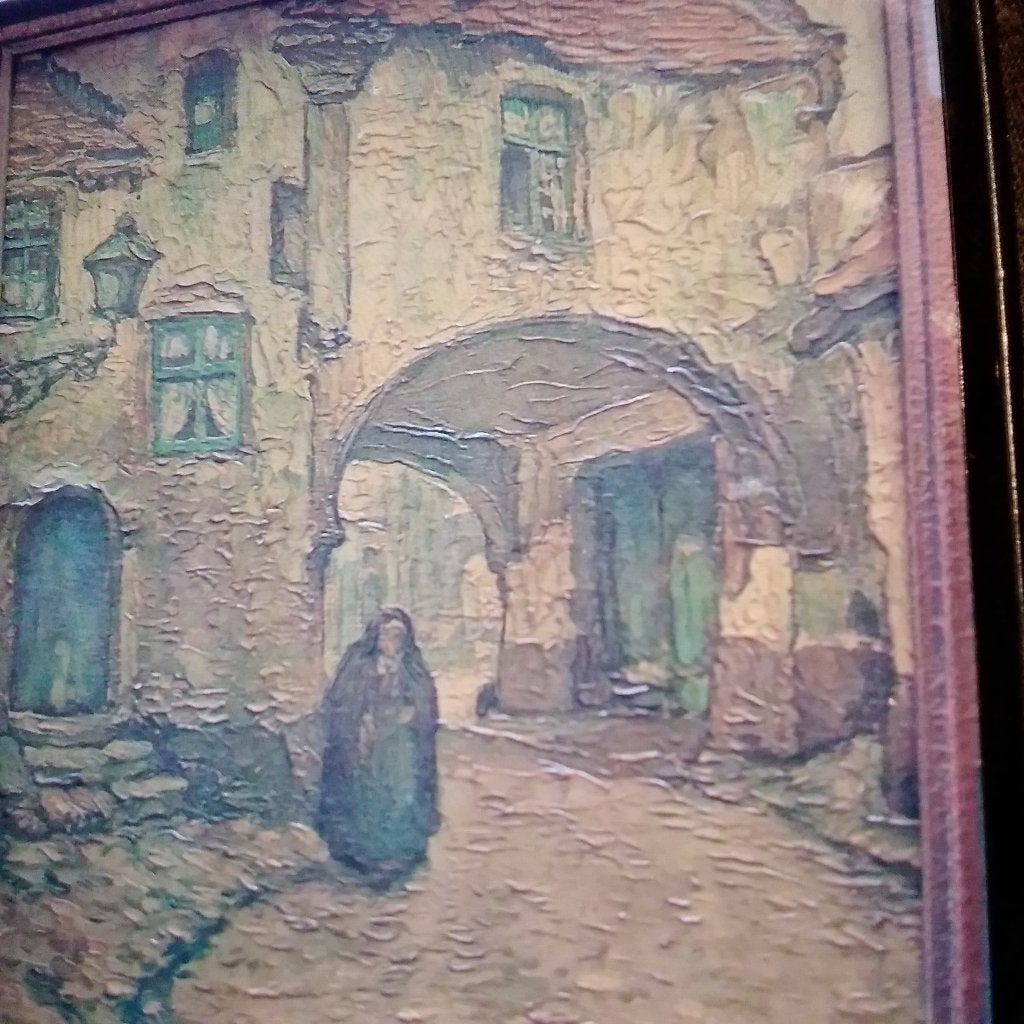 Diverses peintures anciennes, Enlèvement ou Envoi, Signé