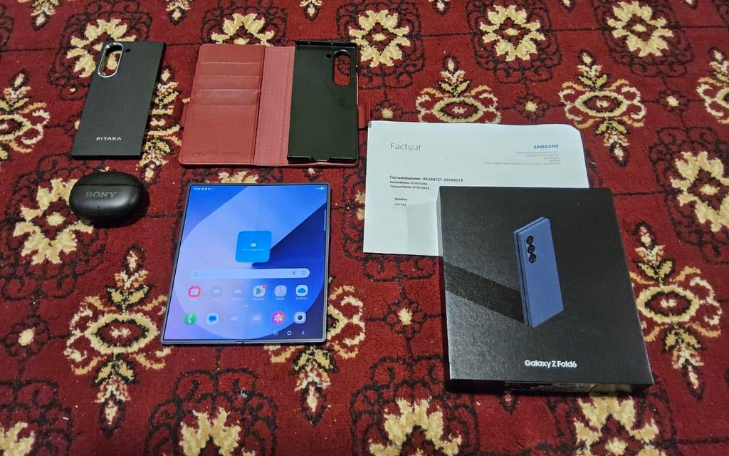 Samsung Galaxy Z Fold 6, bijna nieuwe met garantiebewijs, Telecommunicatie, Mobiele telefoons | Samsung, Ophalen
