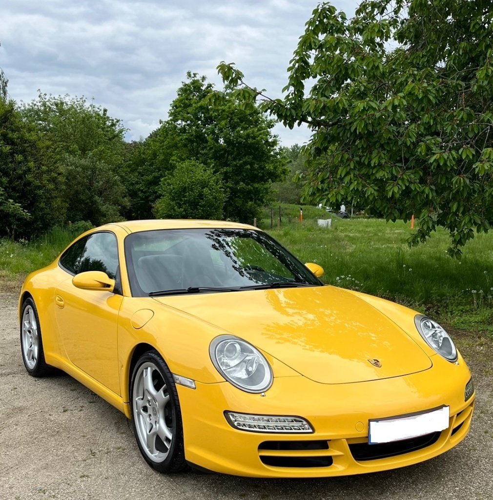 Porsche 911 Speed Yellow, Autos, Porsche, Cuir et Alcantara, Achat, Jaune, Noir