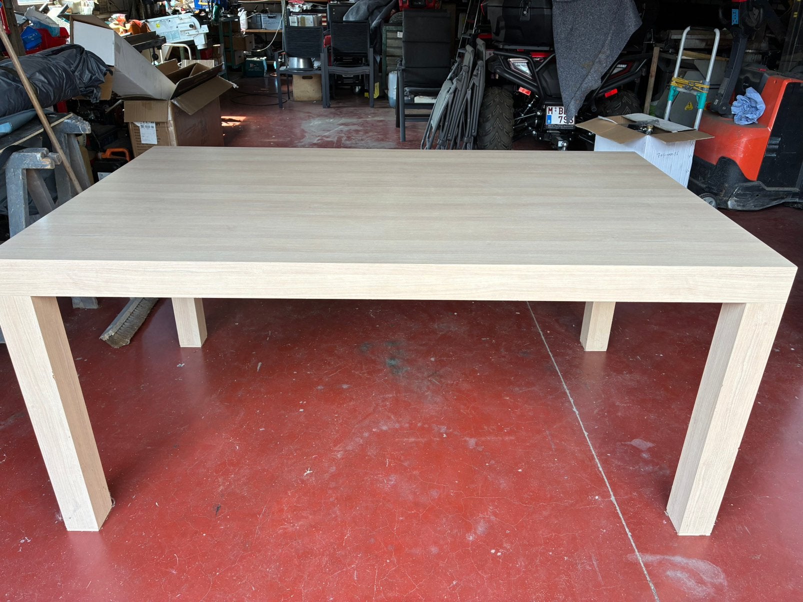 Tafel, Huis en Inrichting, Tafels | Eettafels, Ophalen, Gebruikt, 50 tot 100 cm, Vijf personen of meer