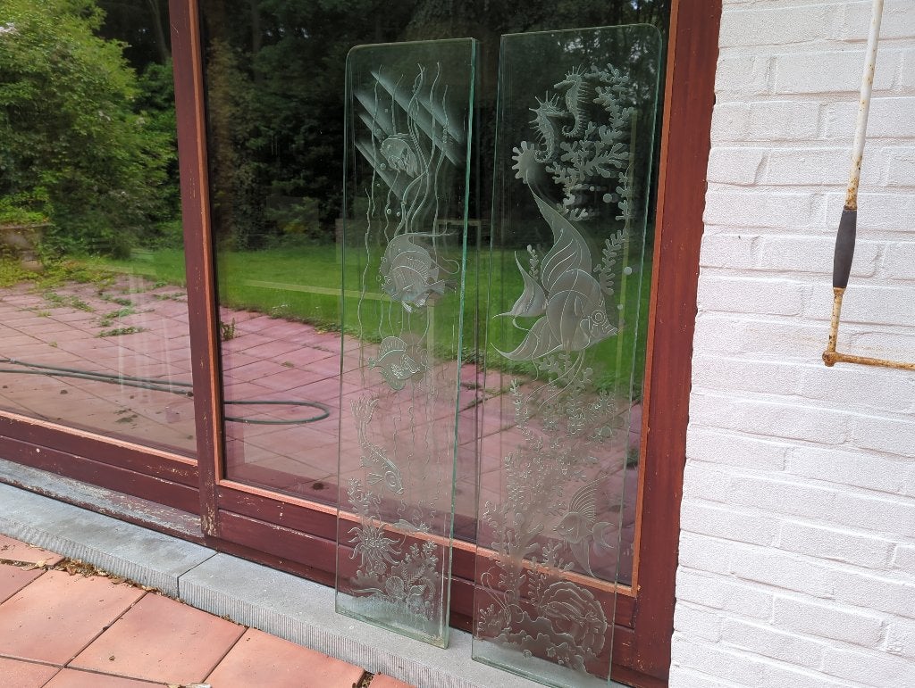 Gegraveerd decoratieglas, Ophalen, Minder dan 50 cm, 100 tot 150 cm, Overige typen
