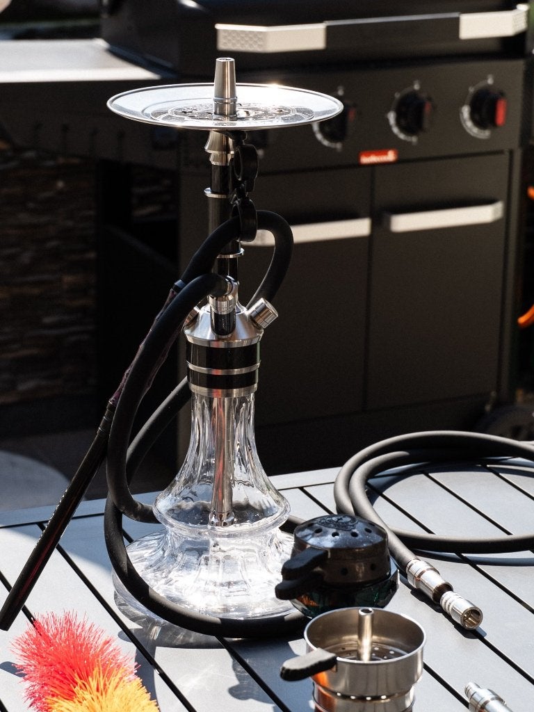 AMY Deluxe Carbonica Solid S – complete shisha set + extra’s, Hobby en Vrije tijd, Overige Hobby en Vrije tijd, Ophalen, Zo goed als nieuw