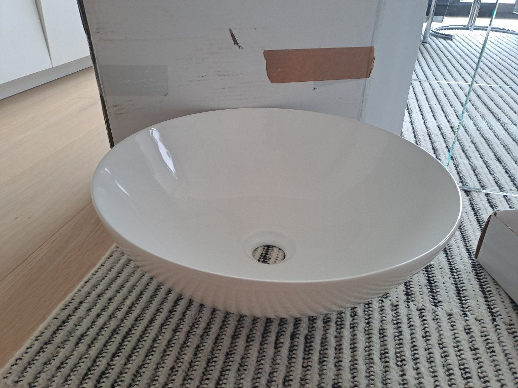 2 plans de travail Looox et 2 robinets Hansgrohe noir mat, Enlèvement, Neuf, Chrome, Lavabo