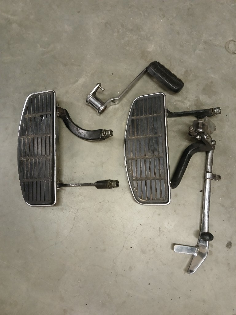 set floorboards voor harley touring, Motoren, Ophalen