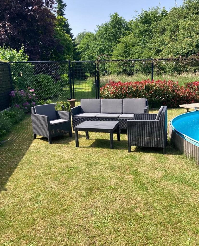 Salon de jardin, 5 places, Salons de jardin, Comme neuf, Synthétique