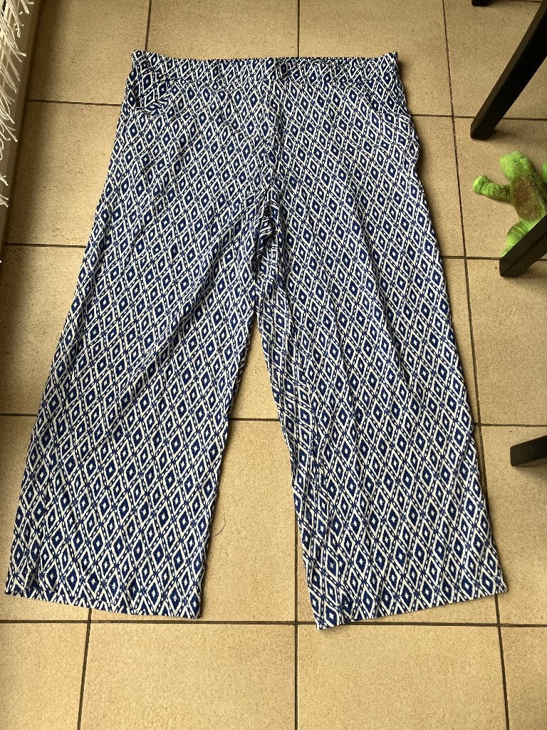 Nieuwe Blauw - Witte broek - Maat 50, Ophalen of Verzenden, Nieuw, Blauw