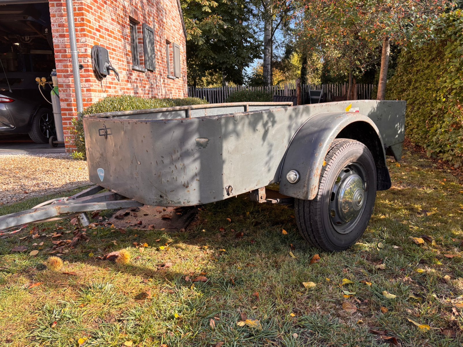 Vintage aanhangwagen, Ophalen, Gebruikt