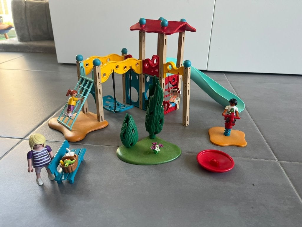 Speeltuin Playmobil, Kinderen en Baby's, Ophalen, Gebruikt, Complete set, Overige typen