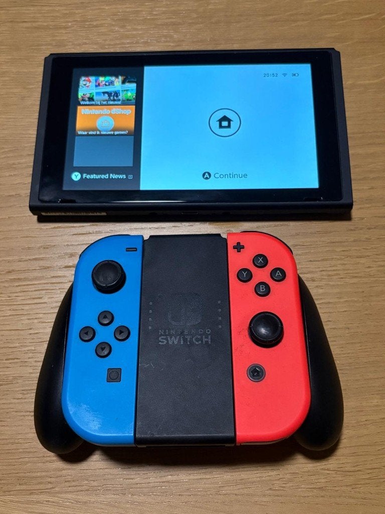 Nintendo Switch1 V2 (extra batterijcapaciteit), Met games, Zo goed als nieuw, Met 1 controller, Ophalen