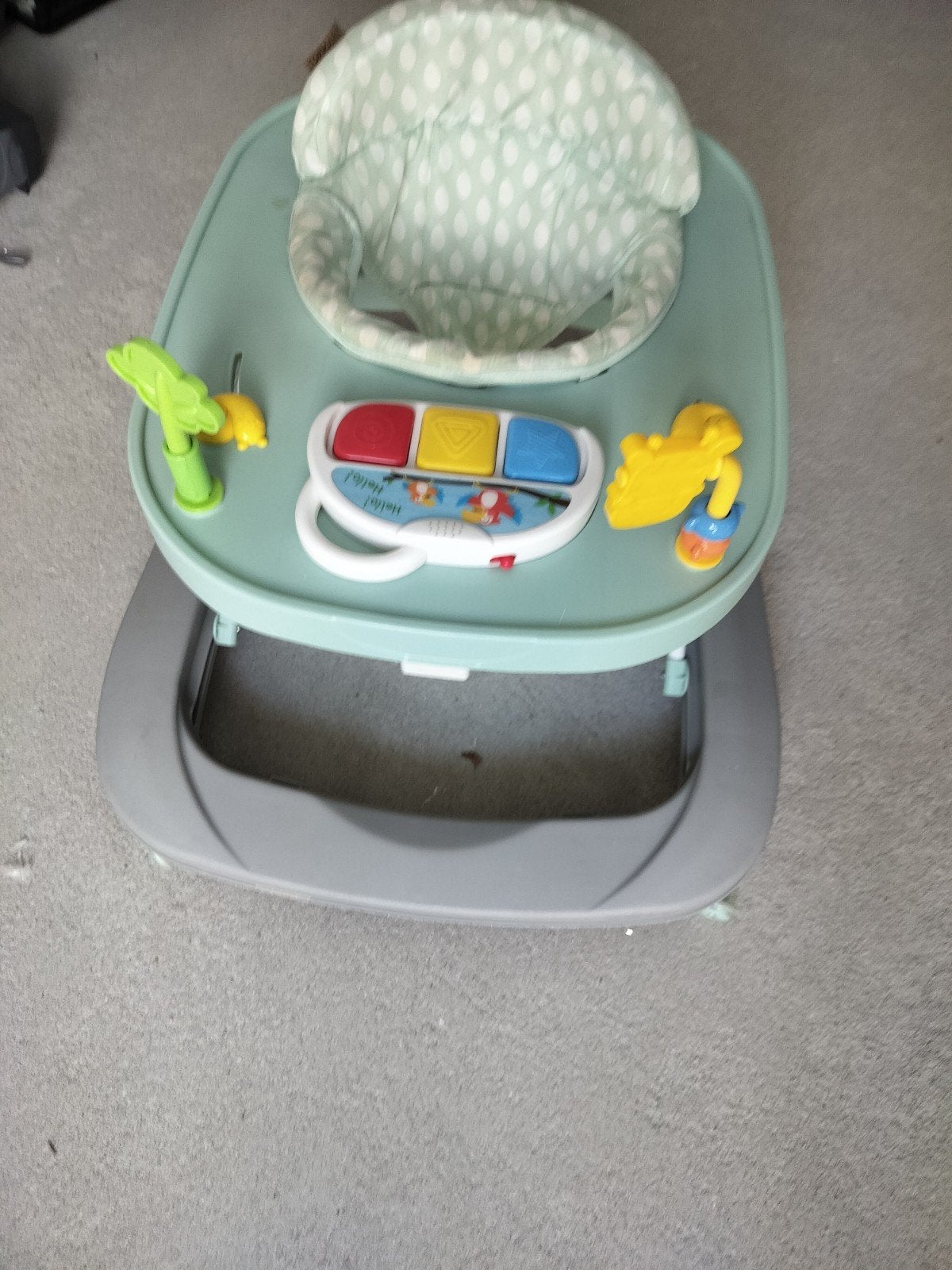 Loopstoel baby, Ophalen