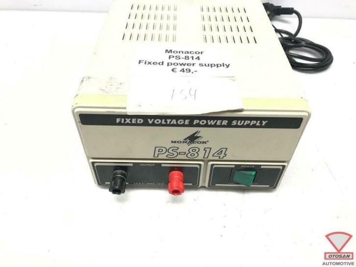 alimentation tension fixe monacor ps 814, Info@fabrikant.eu, Fabrikant BV, Utilisé, Fabrikantstraat 1
1000 AA  Amsterdam, NL