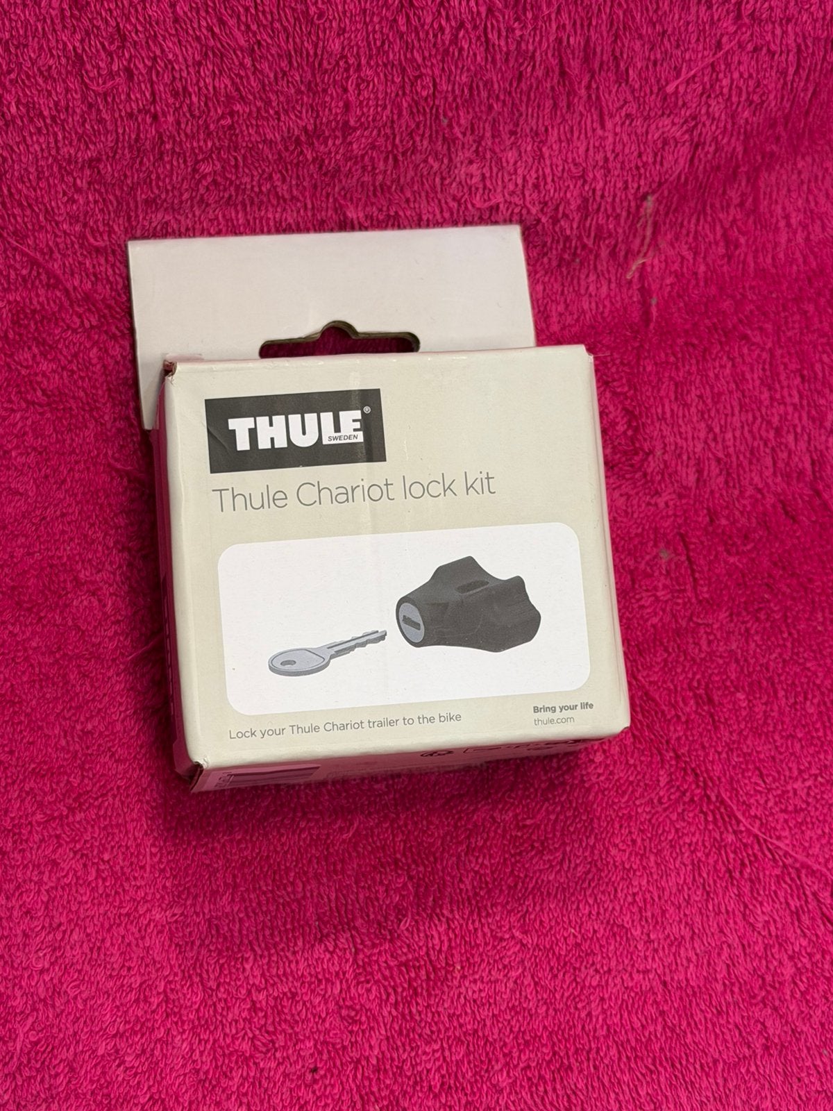 Thule chariot lock fietskar slot/vergrendeling, Enlèvement ou Envoi, Comme neuf