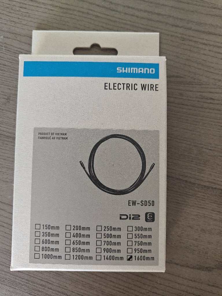 Câble Shimano EW-SD50 pour Di2, Vélos & Vélomoteurs, Vélos Pièces, Neuf, Autres matériaux, Enlèvement ou Envoi, Autres types