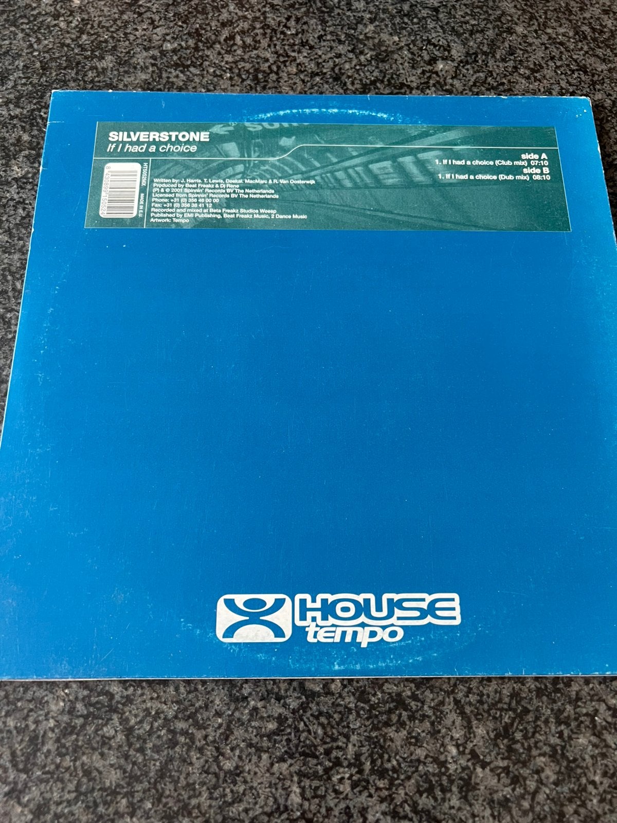 Silverstone - If I Had A Choice, CD & DVD, Vinyles | Dance & House, Enlèvement ou Envoi, Comme neuf