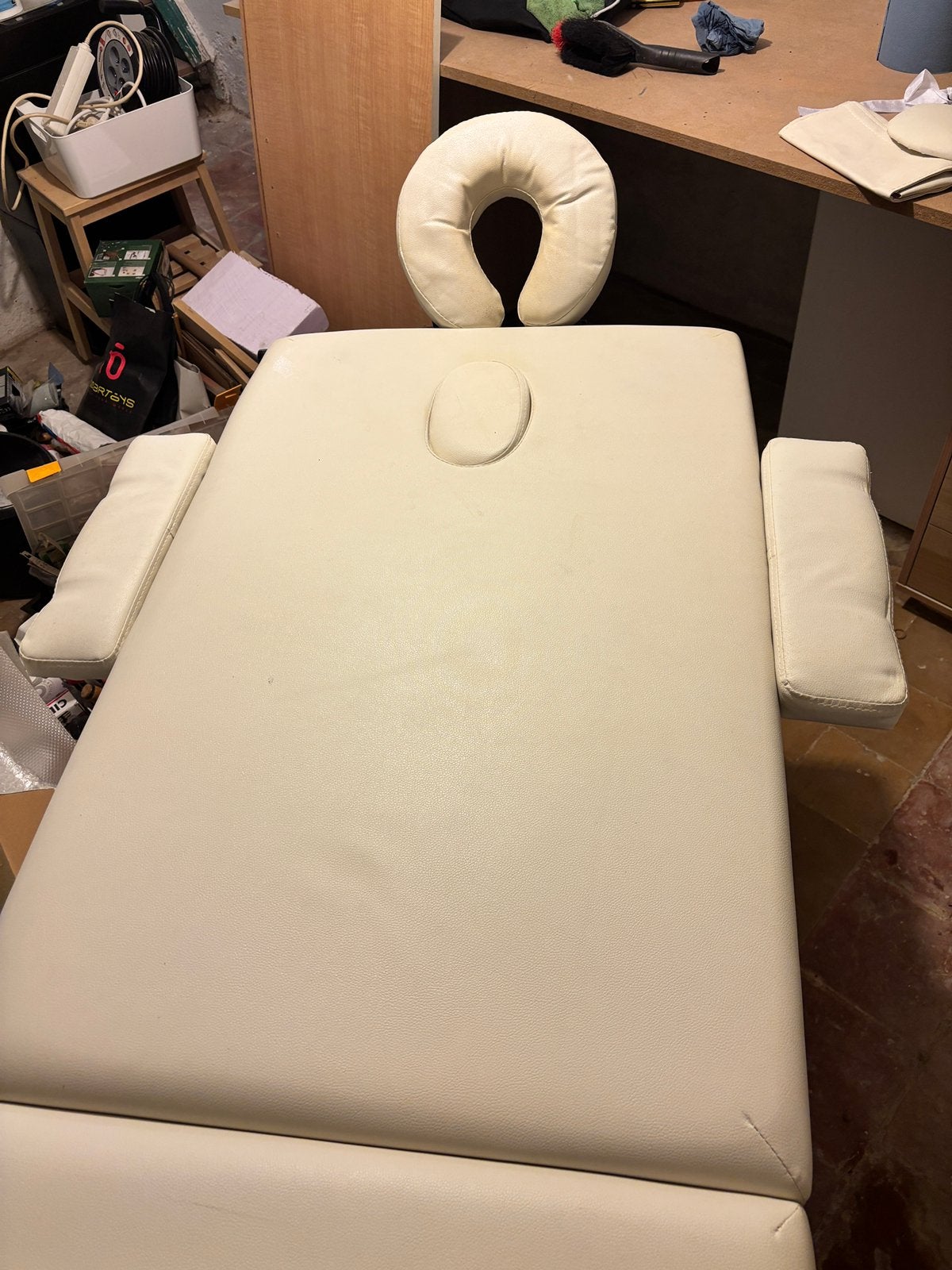 Table de massage pliante, avec housse, Enlèvement, Utilisé, Table de massage