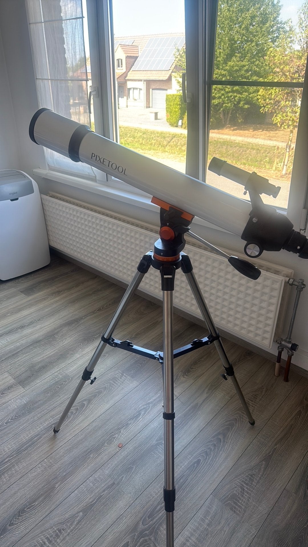PIXETOOL telescoop met statief – zo goed als nieuw, Audio, Tv en Foto, Optische apparatuur | Telescopen, Ophalen, Zo goed als nieuw