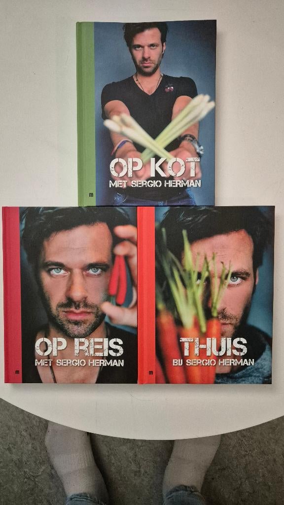 3 Kookboeken Sergio Herman, Ophalen of Verzenden, Zo goed als nieuw