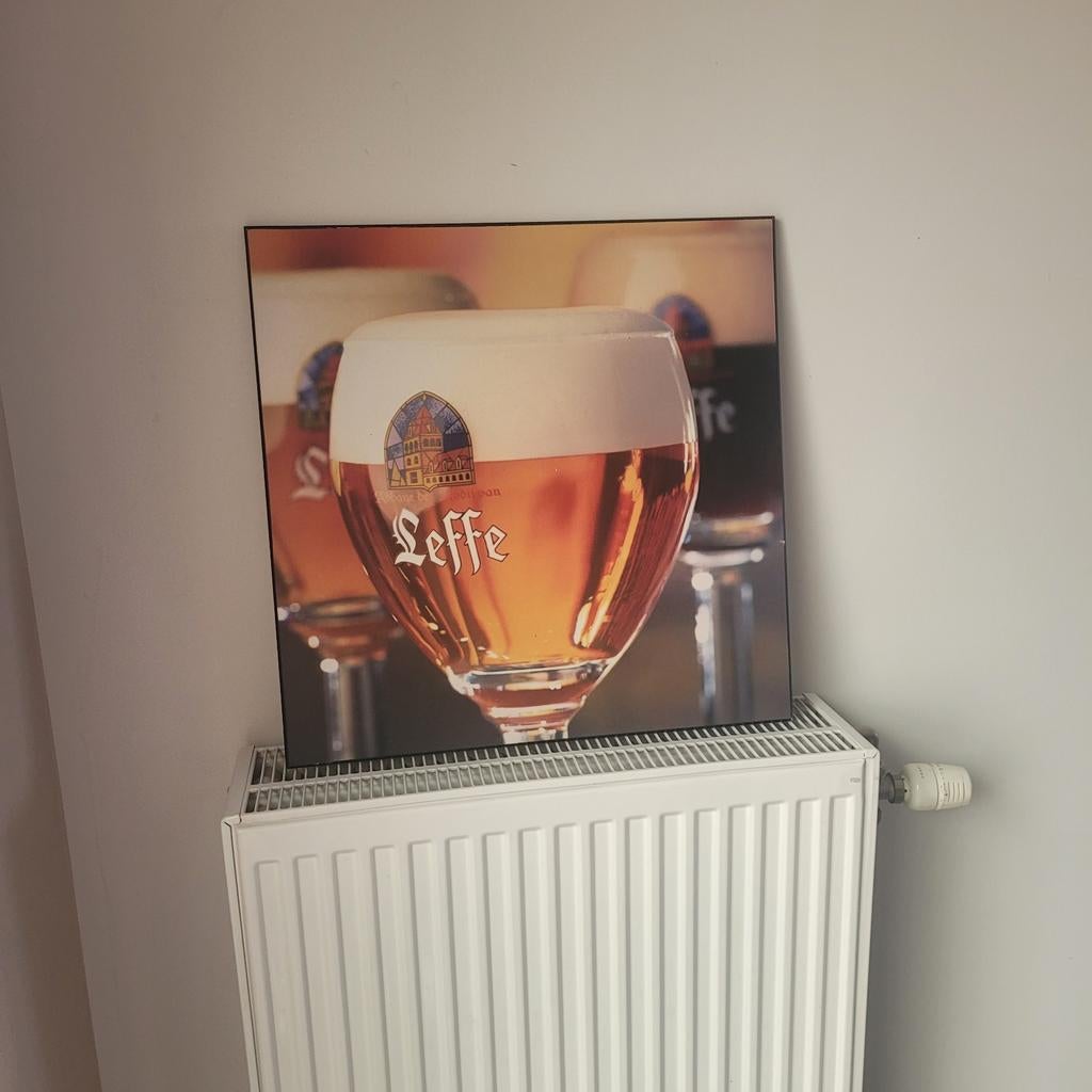 Cadre en bois leffe, Collections, Marques de bière, Enlèvement ou Envoi, Leffe