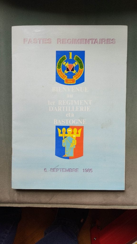 1er Artillerie Fastes Régimentaires 1985 Programme, Livres, Enlèvement ou Envoi, 1945 à nos jours, COLLECTIF, Armée de terre