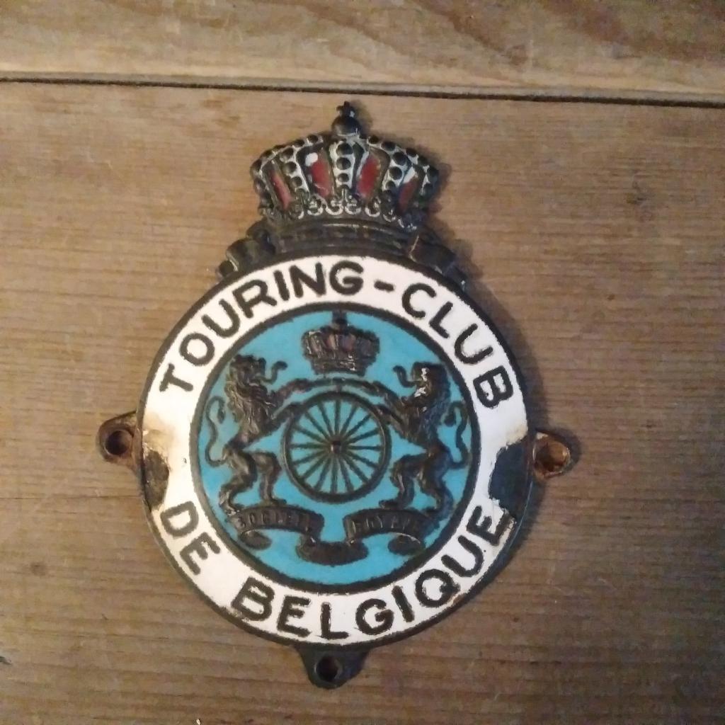 Ancien emblème de voiture du Touring Club. Rare, Antiquités & Art, Envoi