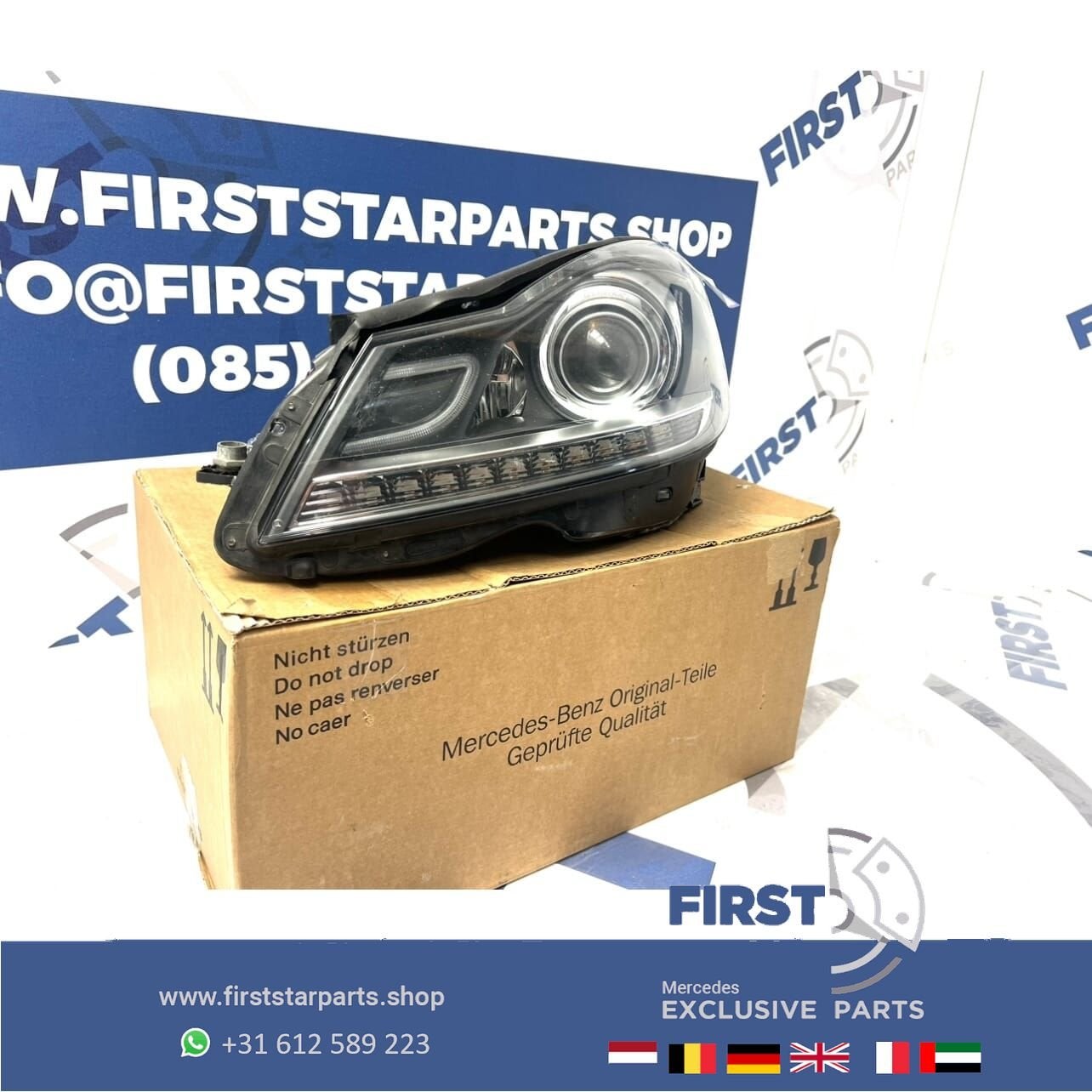 W204 A2048204739 ILS KOPLAMP LINKS Mercedes C Klasse FACELIF, Auto-onderdelen, Gebruikt, -, Ophalen of Verzenden, -