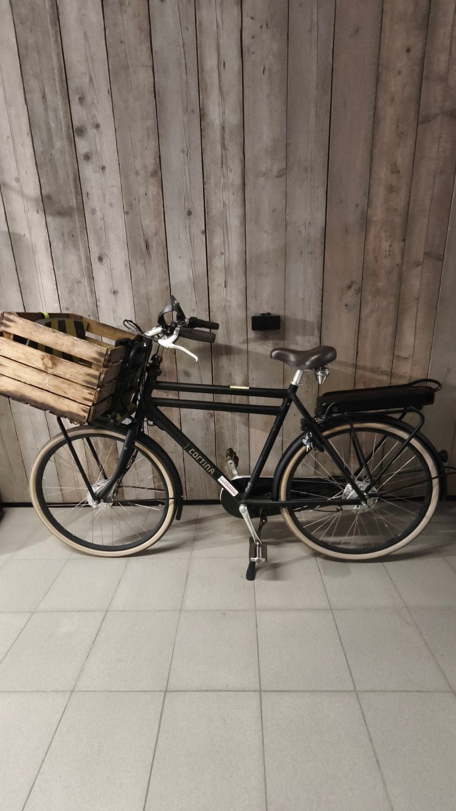 Electrische fiets Cortina U4 transport, Versnellingen, Zo goed als nieuw, 61 tot 65 cm, Ophalen