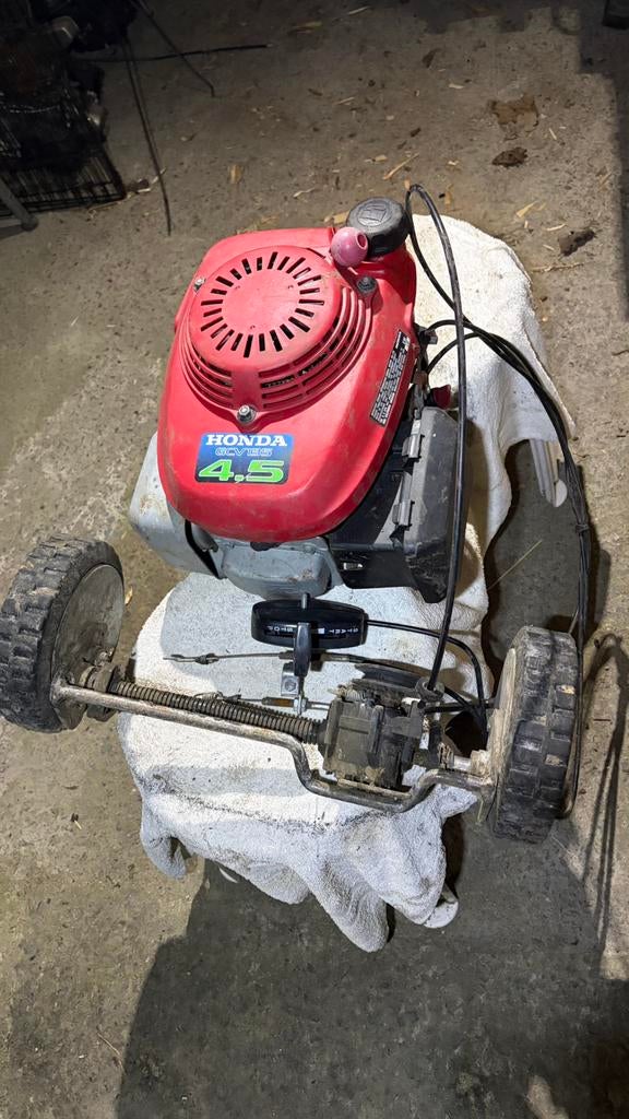 Honda 4,5PK grasmaaimotor, Tuin en Terras, Grasmaaiers, Zo goed als nieuw, Ophalen