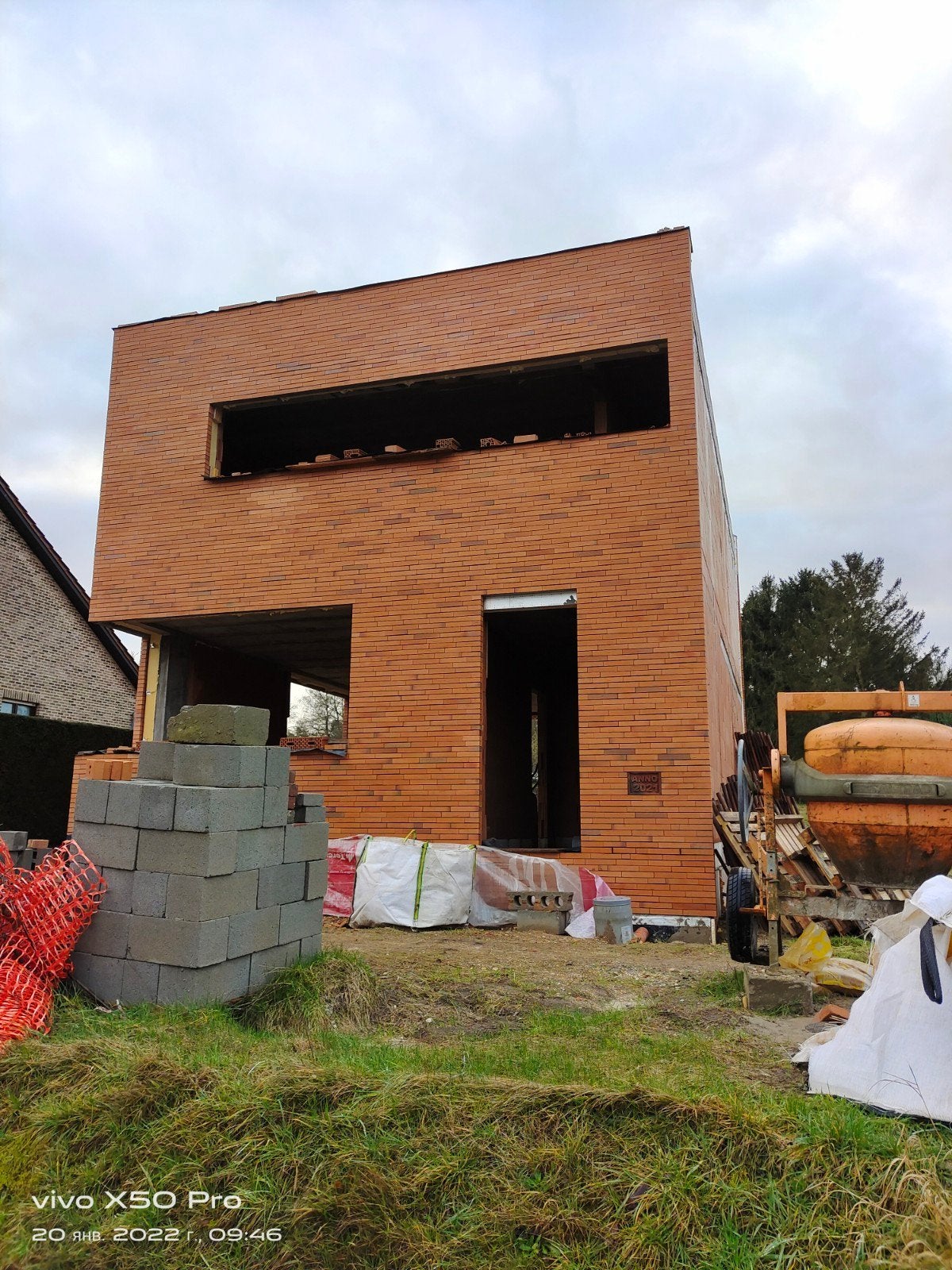 Aannemer voor renovatie, metselwerk, beton- en tegelwerken, Garantie, Nouvelle construction ou Construction