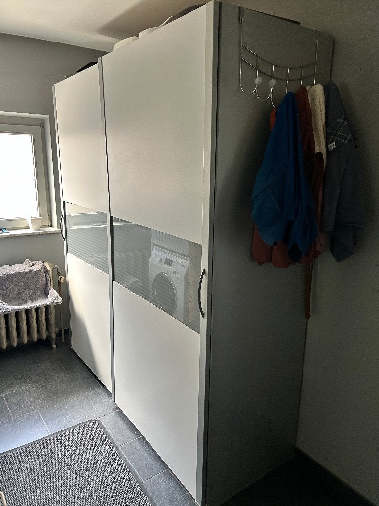 GRATIS  IKEA kast,  2m x 2,2m hoog x 65cm diep, Huis en Inrichting, Ophalen, Gebruikt, 200 cm of meer, Ikea stijl met glas