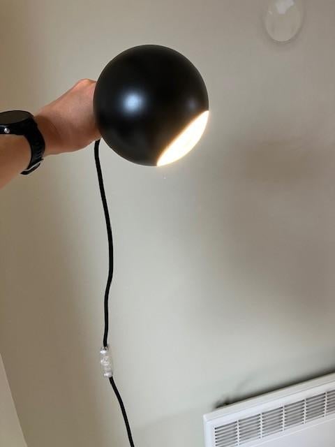 LAMP CAMO - Lamp met 2 ogen E27 fitting, Ophalen, Zo goed als nieuw