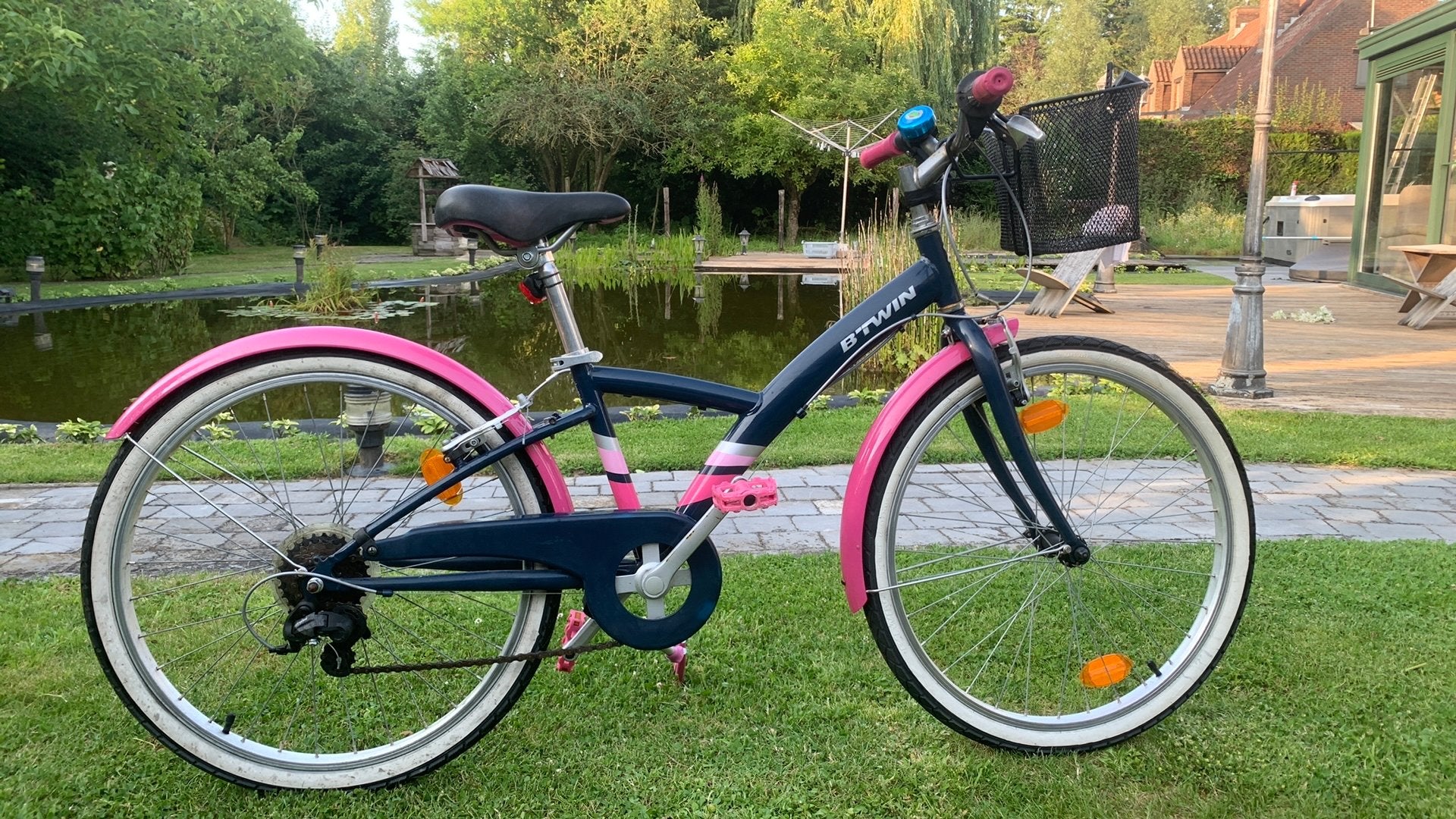 B’TWIN meisjesfiets 24 inch – topstaat, direct rijklaar!, Vélos & Vélomoteurs, Vélos | Cruisers & Lowriders, Utilisé, Femmes, Cruiser
