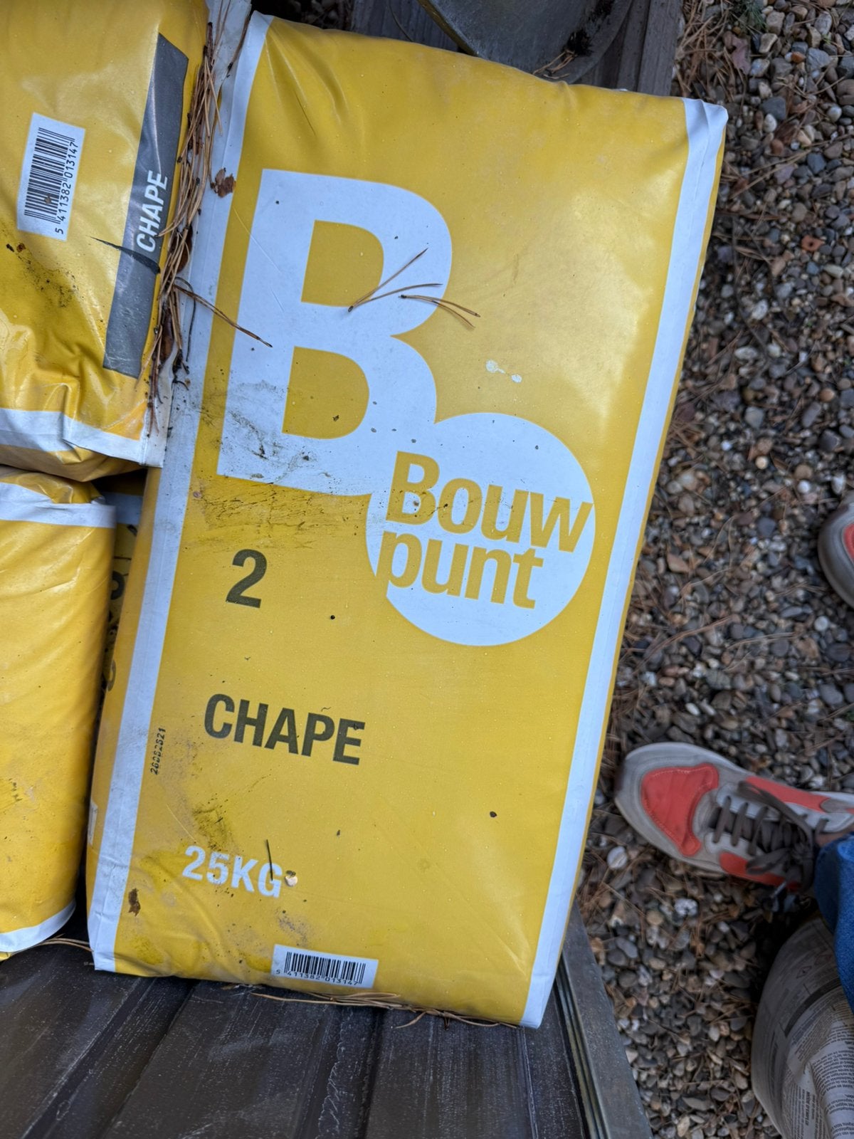 Te koop 9 zakken chape, Enlèvement, Neuf