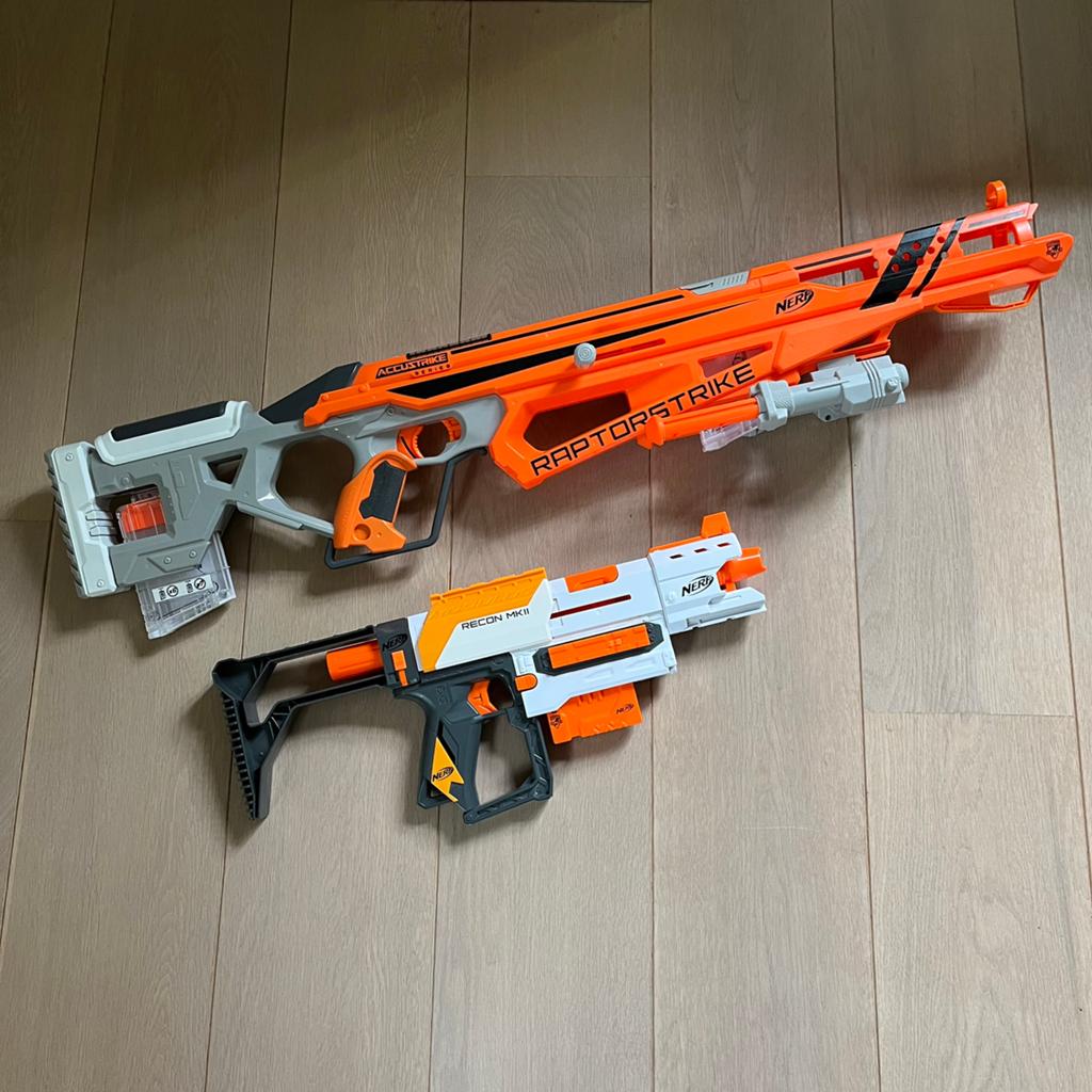 Nerf geweren te koop - ZONDER pijltjes, Ophalen, Zo goed als nieuw