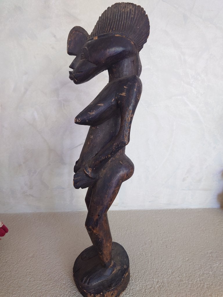 Statue féminine sénoufo du Mali, Antiquités & Art, Enlèvement ou Envoi