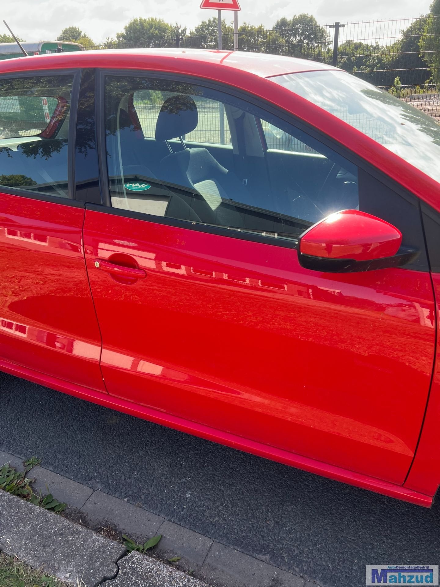 VW POLO 6R Rouge LP3G porte avant droite 2009-2016, Volkswagen, Volkswagen AG, Vw@volkswagen.de, Utilisé
