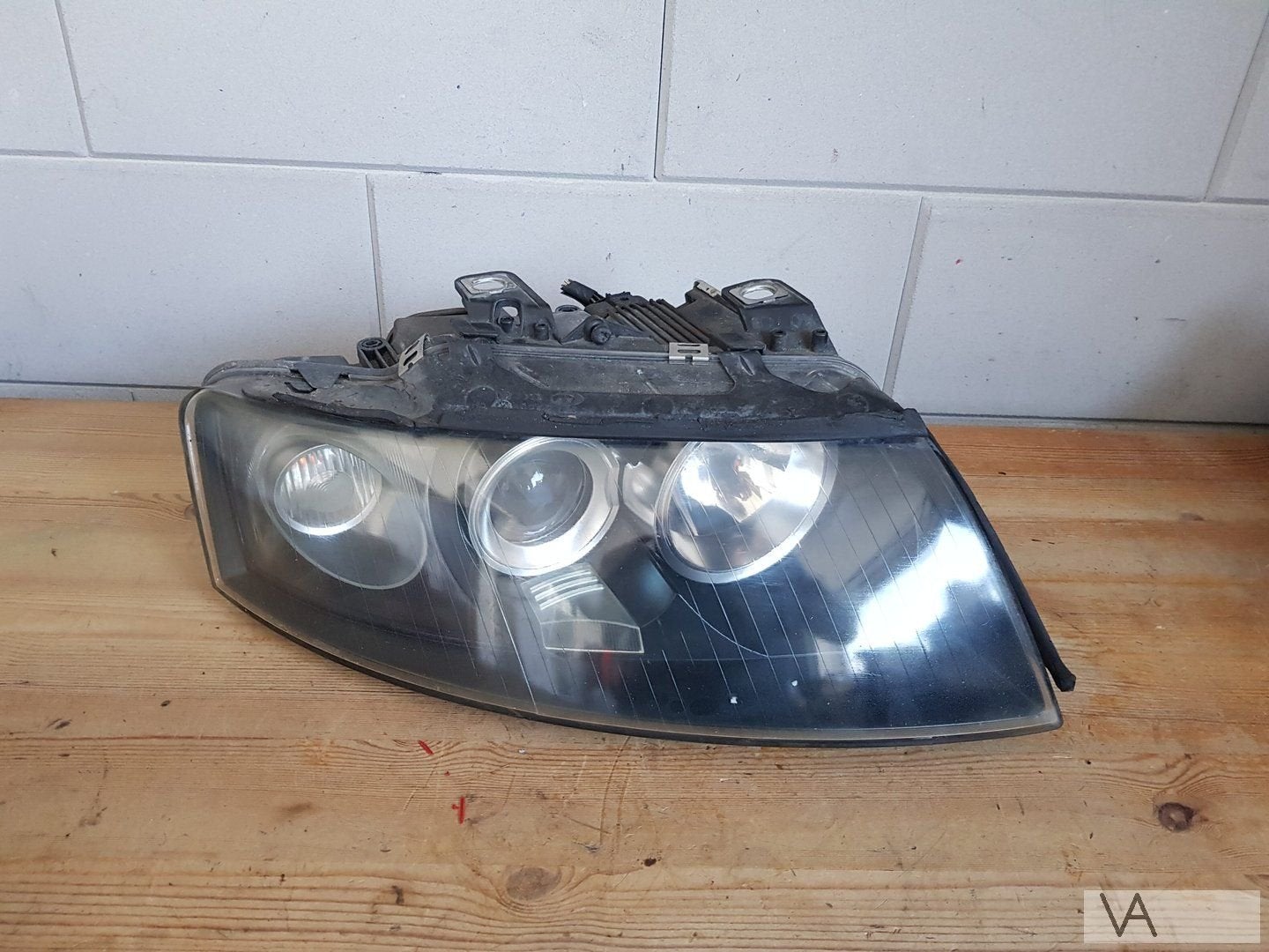 Audi A4 cabrio 2002 - 2005 b6 koplamp rechts XENON €250, Gebruikt, -, -, -