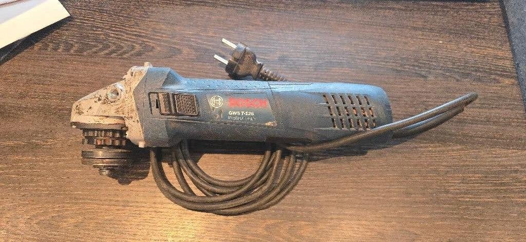Bosch kleine slijpschijf defect of voor onderdelen, Ophalen of Verzenden, Gebruikt, 700 tot 1000 watt, Haakse handslijpmachine