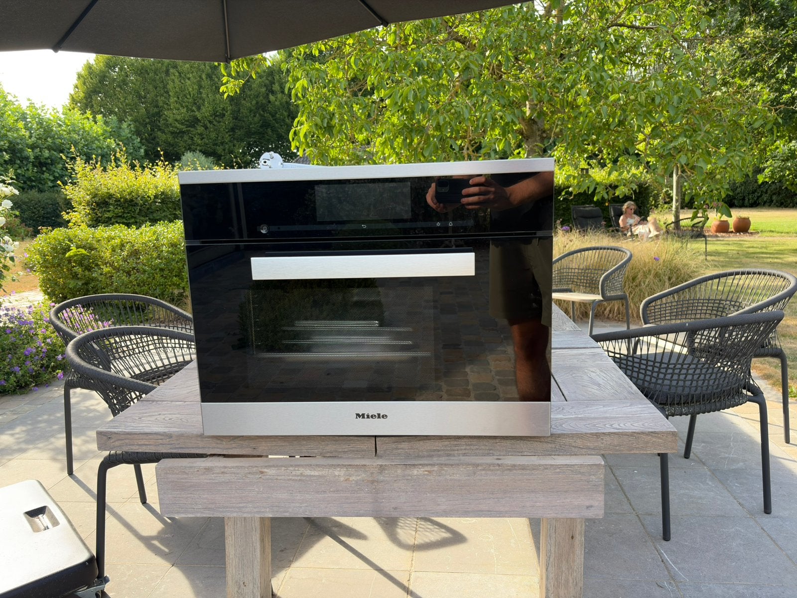 Miele Inbouw Stoomoven (DG 6800 ED/CS) – Amper gebruikt, Elektronische apparatuur, Ophalen, 45 tot 50 cm, Inbouw, Miele