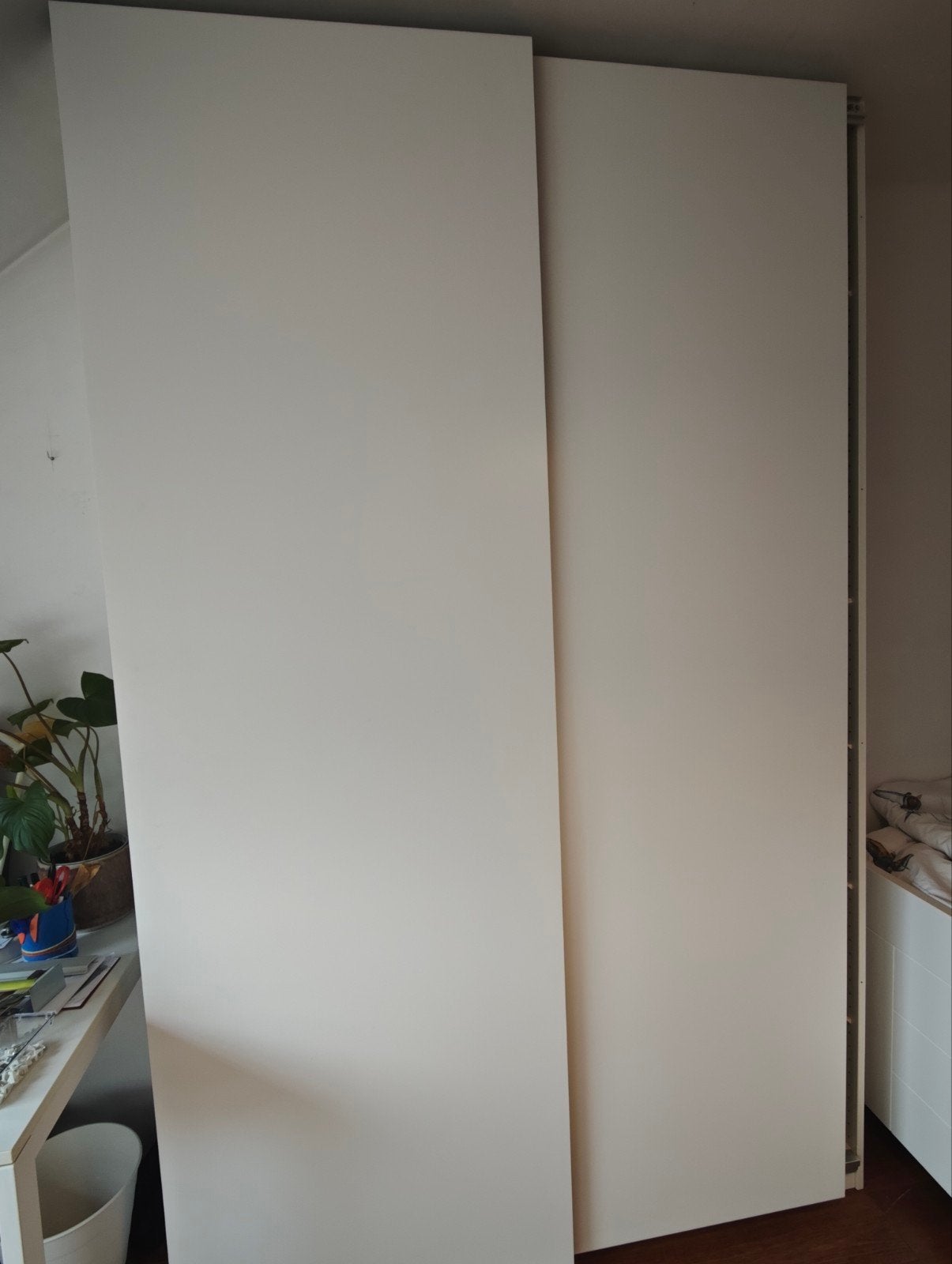 Kleerkast wit pax, Huis en Inrichting, Ophalen, Met deur(en), 100 tot 150 cm, 200 cm of meer