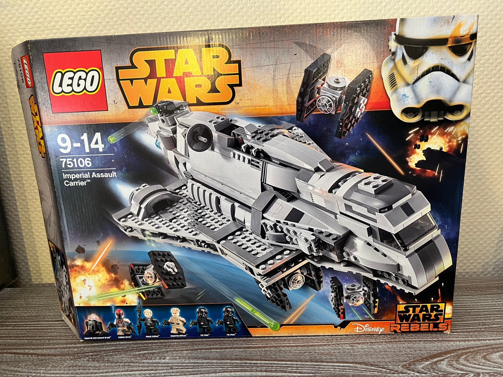 Porte-avions d'assaut impérial Lego Star Wars 75106, Star Wars, Lego, Ensemble complet, Comme neuf