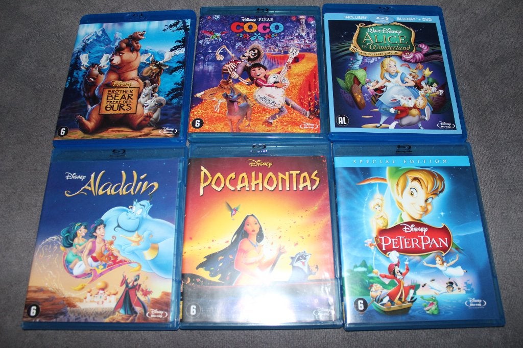 Blu-ray Disney 7,50 per stuk, CD & DVD, Enlèvement ou Envoi, Film, Néerlandais, Néerlandais