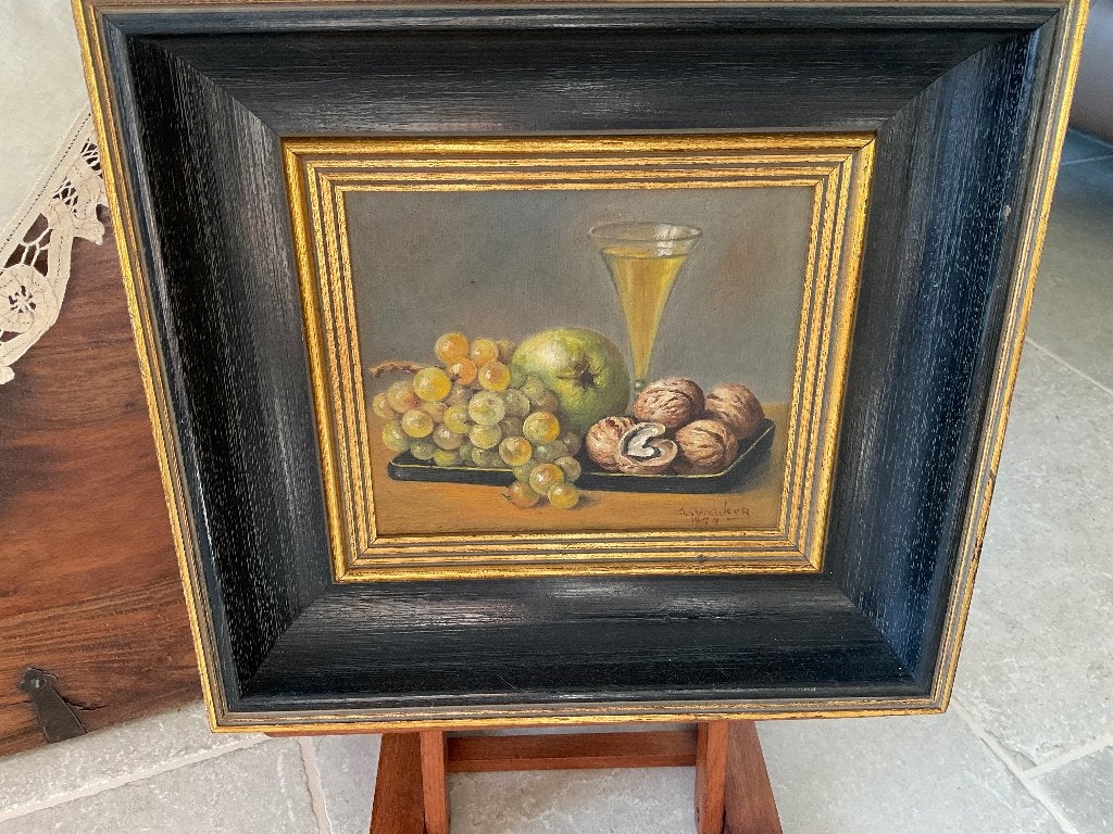 Schilderij stilleven, Antiek en Kunst, Ophalen of Verzenden, Stilleven