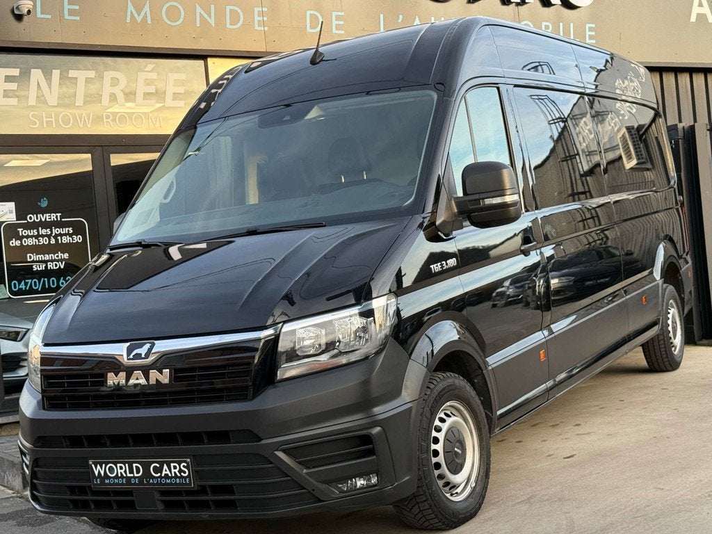 MAN TGE 2.0TDi L4H2 TVAC*BTWIN NAVI FRONT ASS. (bj 2019), Auto's, 4 deurs, Stof, Gebruikt, 4 cilinders