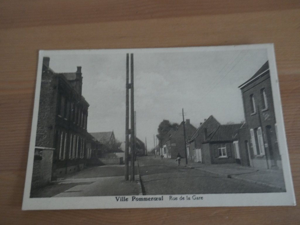 Bernisart Ville-Pommeroeul rue de la Gare, Collections, Cartes postales | Belgique, Envoi, Non affranchie, Hainaut