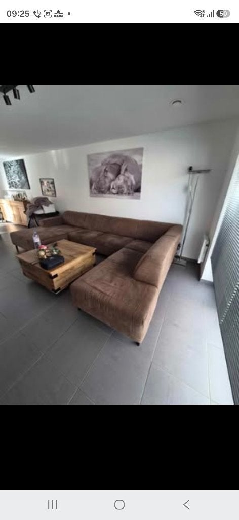 Hoeksalon, Huis en Inrichting, Ophalen, Zo goed als nieuw, Hout