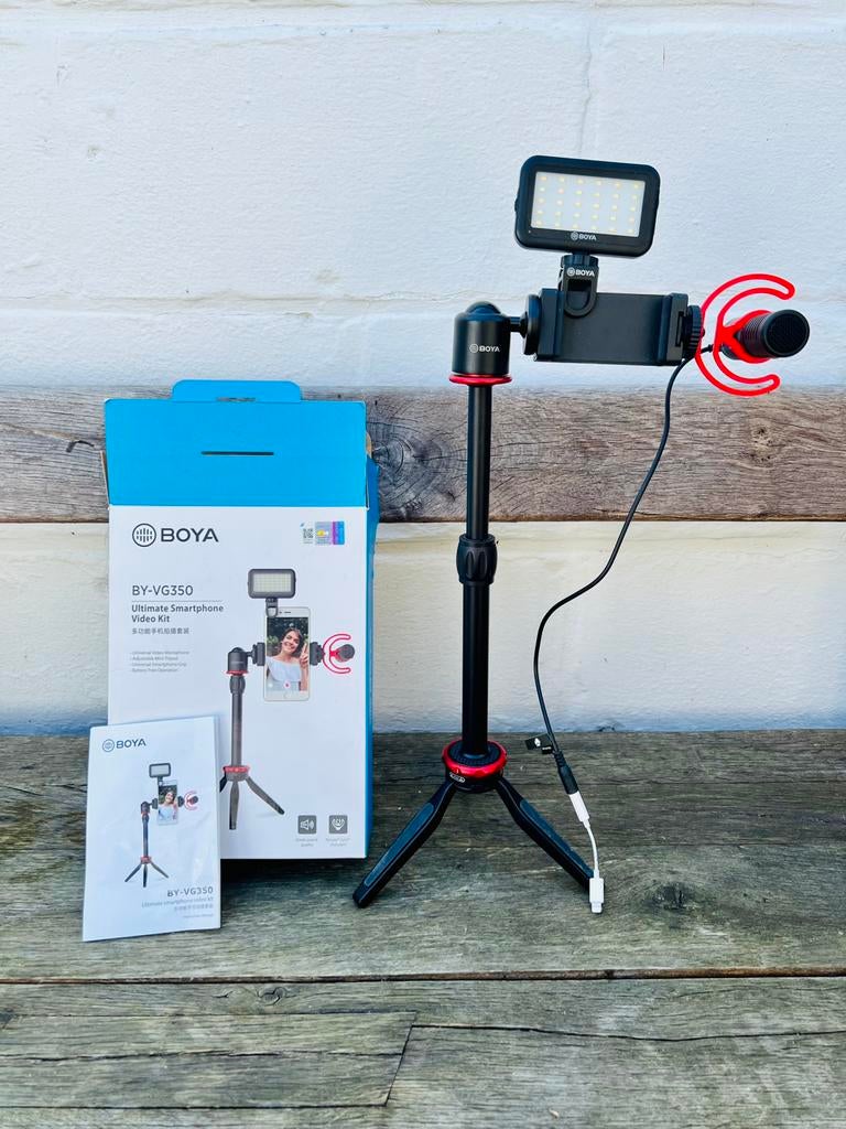 BOYA VG350 - kit vidéo pour smartphone, TV, Hi-fi & Vidéo, Caméscopes numériques, Enlèvement ou Envoi