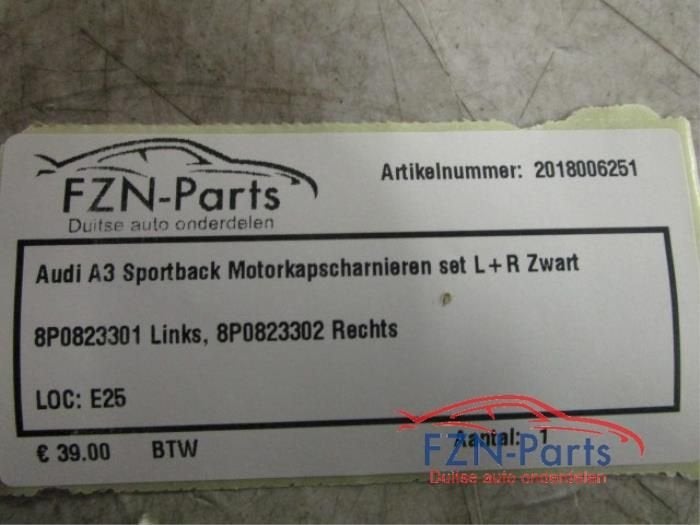Motorkap Scharnier Audi A3 (22742484), Autos : Pièces & Accessoires, Enlèvement ou Envoi, Utilisé