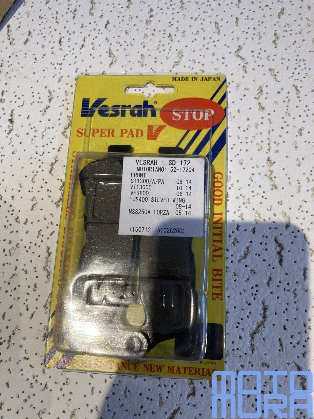 Jeu de plaquettes de frein Vesrah SD-172 pour Honda CBF 600,, Motos, Neuf, -, -, -