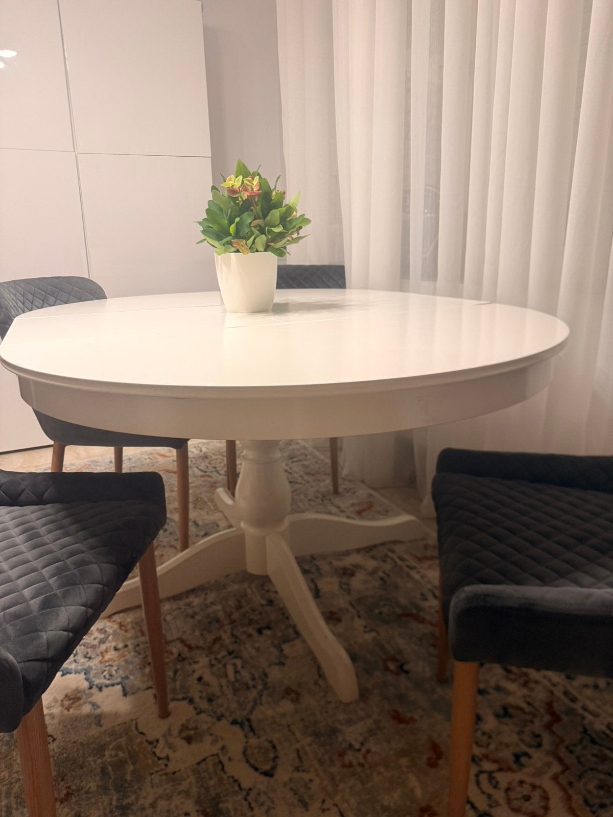 ikea eettafel, Huis en Inrichting, Ophalen, Zo goed als nieuw, Ovaal