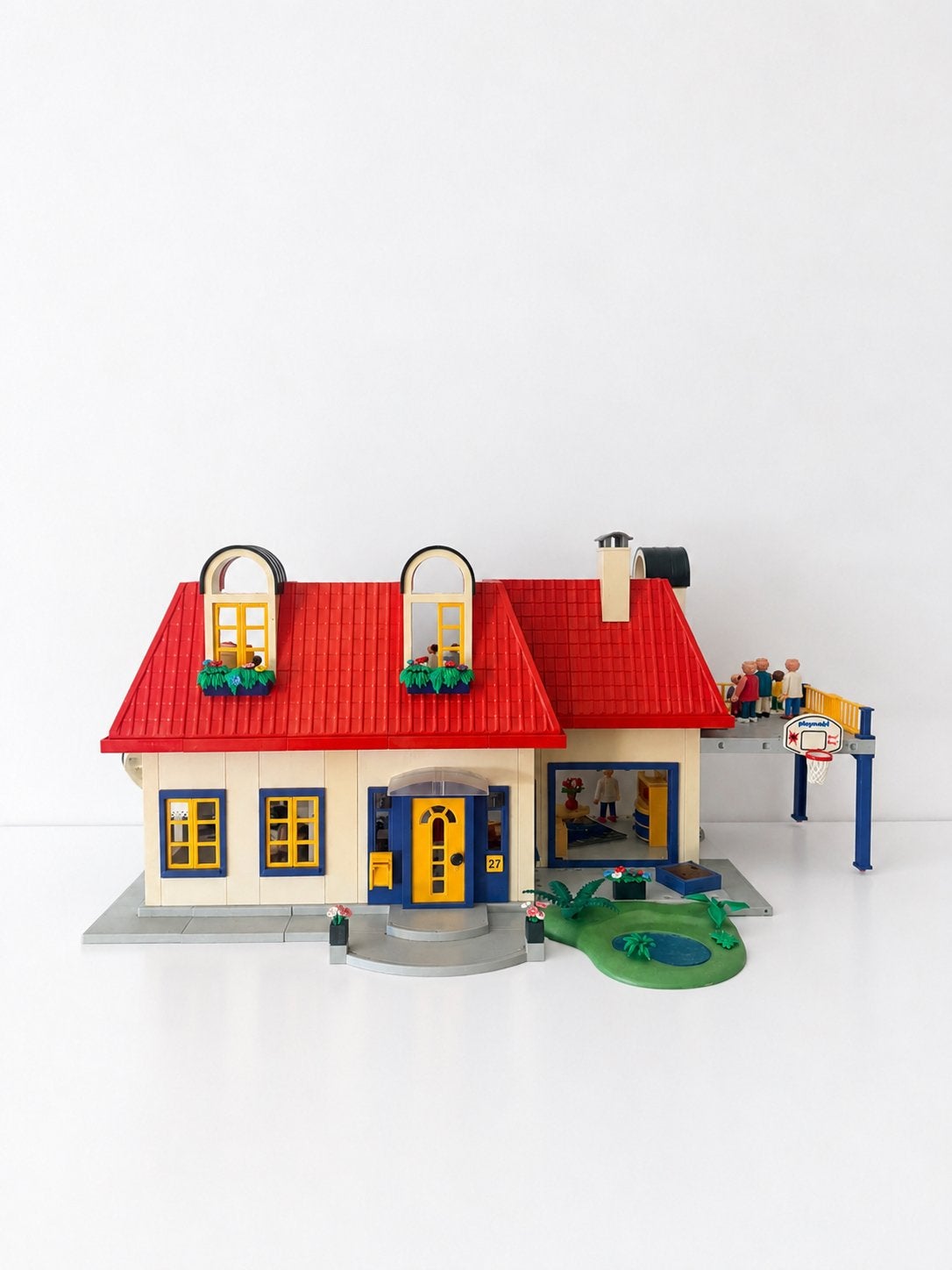 Maison moderne vintage meublée Playmobil 3965, Bâtiment, Utilisé, City life, Kit complet